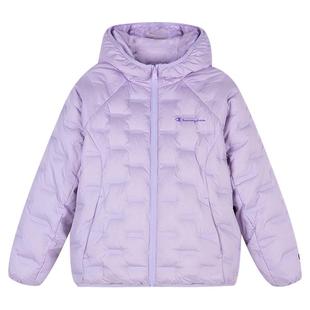 Champion冠军男女童装25冬季新款轻薄抗菌保暖直充连帽羽绒服外套