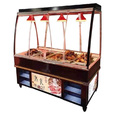 定做北京烤鸭展示柜挂烧腊熟食柜