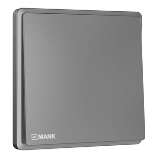 曼科J53灰色暗装86型三五多孔usb插座面板双控带开关16a墙壁家用