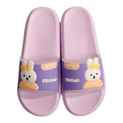 2024新款可爱卡通熊兔洗澡拖鞋
