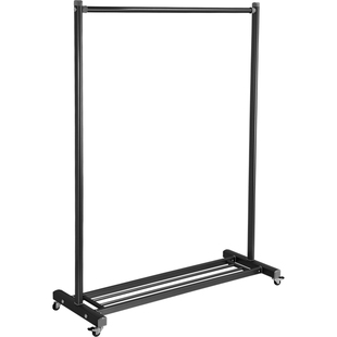 晾衣架落地室内挂衣服架晒衣架家用单杆式挂衣架子卧室飘窗晾衣杆