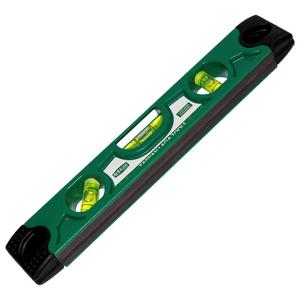 老A 9磁性鱼雷水平尺230mm 迷你水平仪微型 测量木工平衡尺子