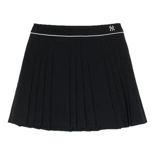 MLB百褶裙女款NY刺绣小标学院风百搭运动休闲短裙半身裙3FSKV0253