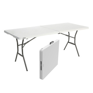 lifetime户外折叠桌便携办公桌培训会议长方形餐桌毛笔字桌收纳