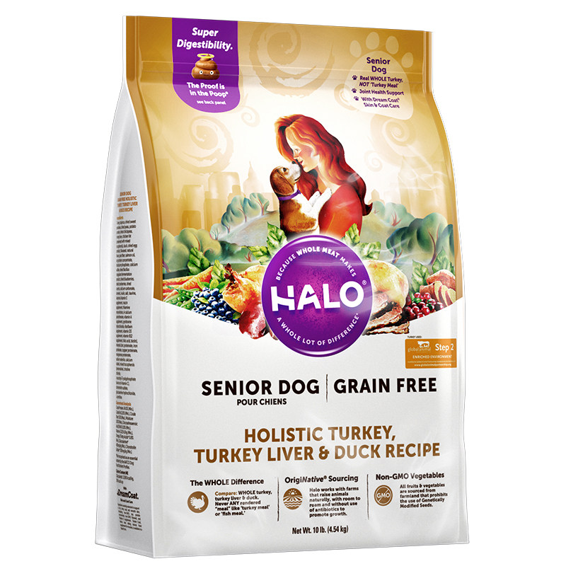 Halo自然光环狗粮低脂健美体态
