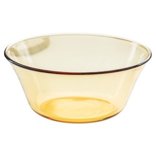 琥珀色玻璃碗微波炉专用碗耐高温玻璃碗家用面碗沙拉碗饭汤碗餐具