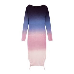 Desigual大西瓜【博主同款】两穿渐变印花连衣裙