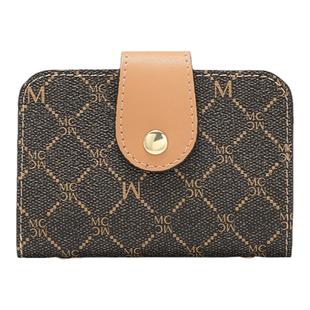 稻草人卡包女式2026新款多功能证件包复古老花银行卡包多卡位卡套