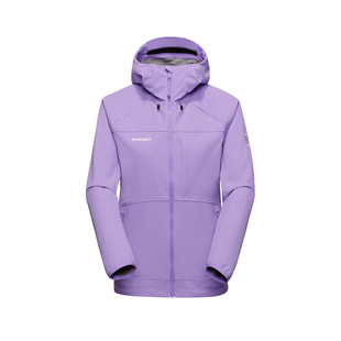 MAMMUT猛犸象Ultimate Comfort女户外防泼水弹力保暖连帽软壳外套