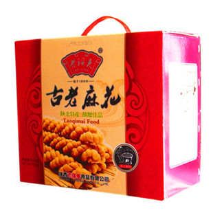 陕西特产靖边老琪麦古老麻花陕北榆林传统麻花休闲零食咸香独立装