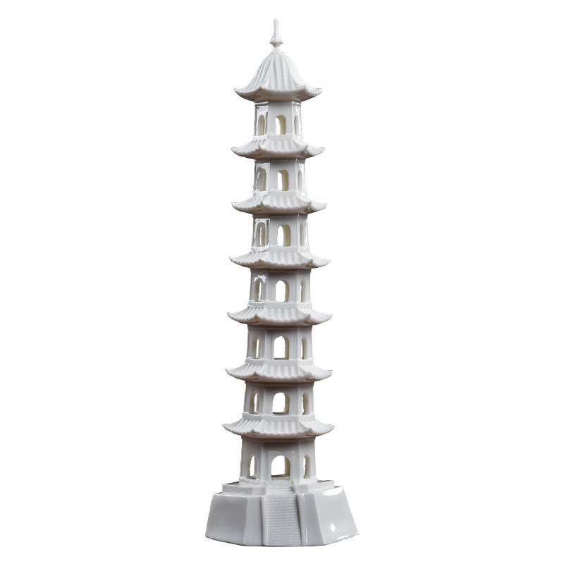 省级大师陈戴茹艺术品文昌塔摆件