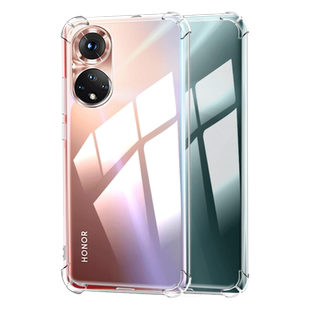 适用华为NTH-AN00手机壳荣耀50保护套nth一an00气囊防摔nth-anoo后壳honor50透明硅胶软壳_an00全包边简约壳