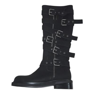 CHILIGIRL东大门甜酷侧拉链靴