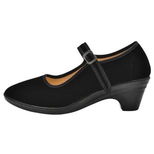 老北京布鞋旗舰店官方女鞋正品新款上班鞋酒店黑色2025正牌工作鞋