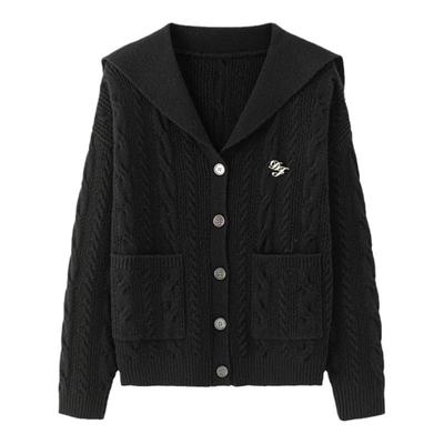 东京岁时记JK毛衣藏青色毛衣针织