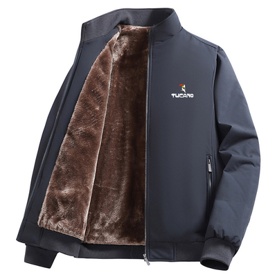 啄木鸟中老年夹克棉袄爸爸装男士