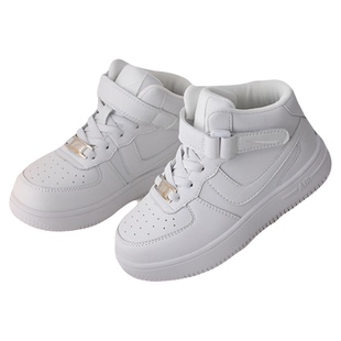 20018秋东新男童女童小白鞋学步鞋低帮高帮加绒运动鞋