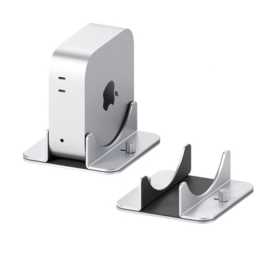 海备思适用于macmini M4/M4 Pro竖立支架底座Mac mini迷你电脑主机配件桌面支撑架散热托架铝合金金属