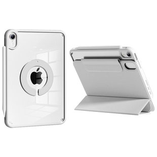 2024新款mini7保护壳720°旋转支架iPad保护套mini6磁吸air6拆分air5苹果8.3英寸平板pro13防摔弯10透明4轻薄