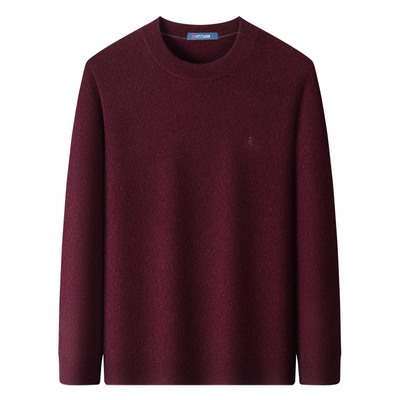 梦特娇男士时尚休闲羊毛衫