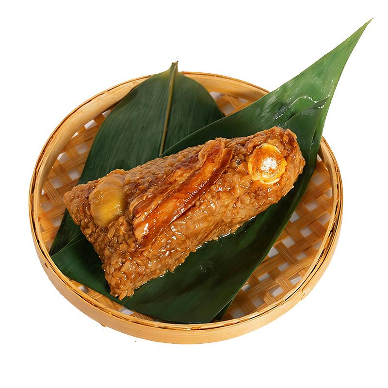 咸香蛋黄板栗五花肉粽早餐粽
