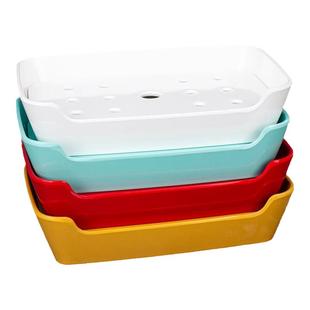 密胺仿瓷创意餐具北家姓自助旋转小火锅串串干冰盘展示商用盘子