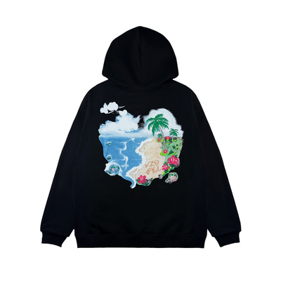 KZDALL西海岸刺绣连帽卫衣