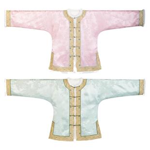 晓妆倚镜丨一城风絮丨提花貂毛边对襟上袄复古民国风镶边外套