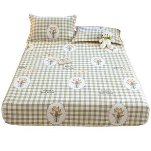 纯棉床笠单件夏季加厚全棉床罩防尘席梦思床垫保护罩全包床单床套