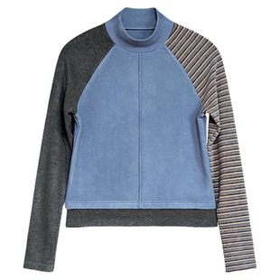 【红墙绿瓦】含发热吊牌 秋冬保暖发热打底衫 层次感T恤 显高显瘦