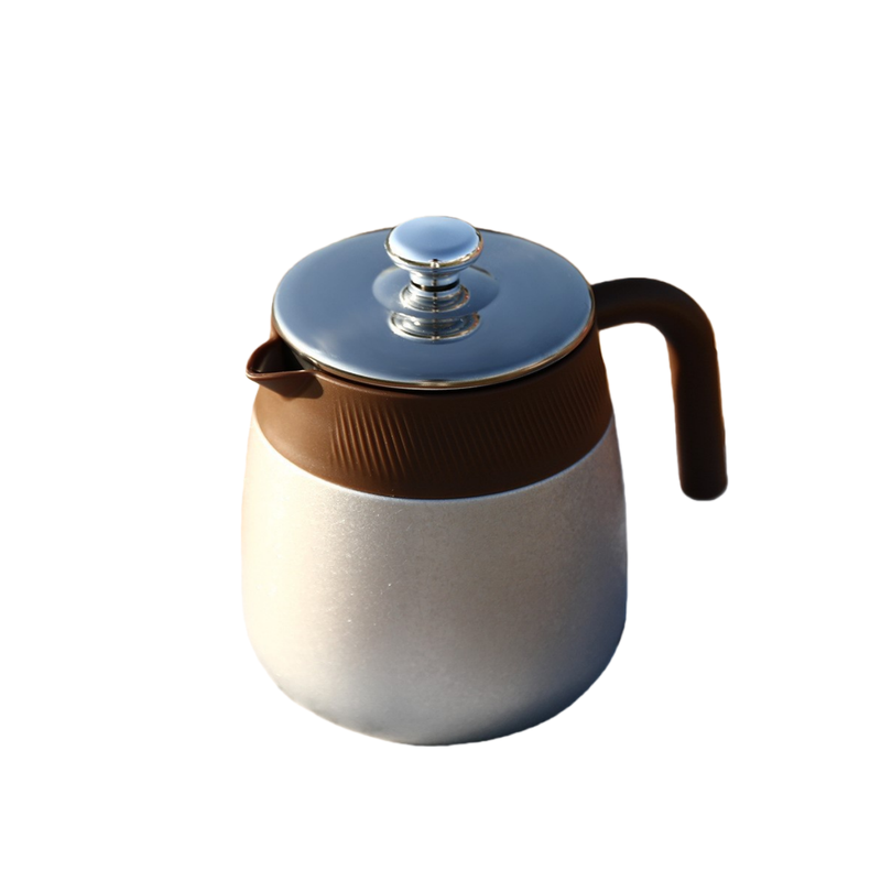 新款覆钛内胆焖茶壶茶水分离