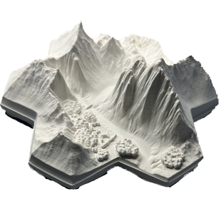 创意ins山峰雪山扩香石微景观家居桌面艺术小摆件生礼物纪念礼品