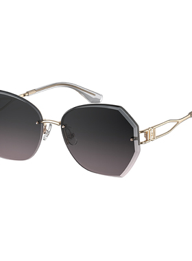 海伦凯勒偏光无框蝶形墨镜太阳镜