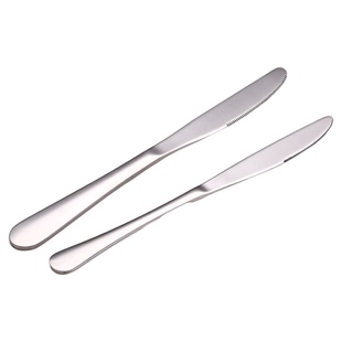 不锈钢餐具圆头刀酒店牛排专用刀叉西式甜品主餐家用吃尖头餐刀叉