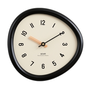 EMITDOOG免打孔家用艺术创意挂钟客厅网红钟表2026款时钟现代简约