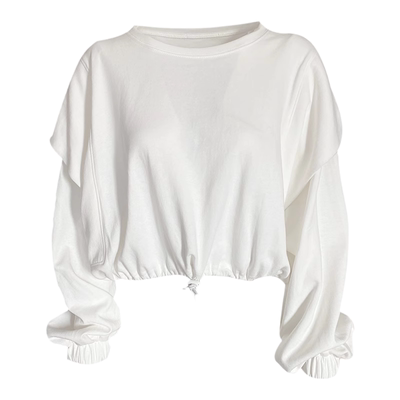 新款露脐高腰小款ins风潮酷卫衣