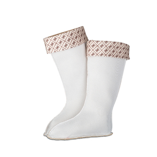 冬季保暖雨鞋套女高筒内胆雨靴低中高帮棉套加绒水靴内里袜套长筒