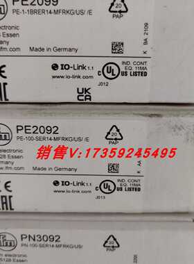 议价IFM PE2092 PE2594 PE3004 PE7004 PE2093 易福门 全新原装正