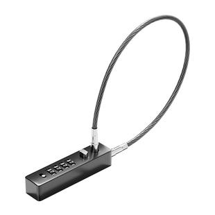 钢丝密码挂锁电动车筐篮钥匙头盔防盗锁具柜子门自行车软长绳锁具