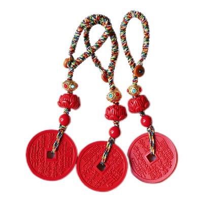 精品红砂山鬼花钱原创设计包挂