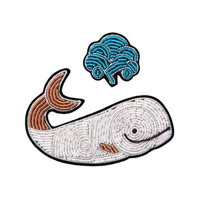 SORNATE小众设计鲸鱼胸针