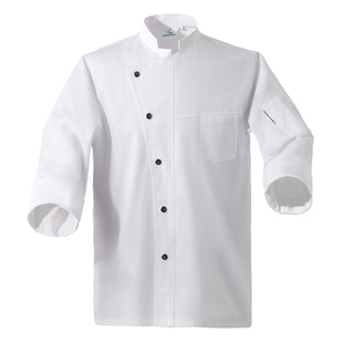 高端厨师长工作服长袖秋冬季酒店餐饮烘焙饭店西餐厅厨房总厨定制