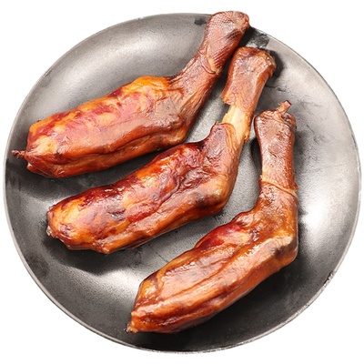 腊鸭脚包湖南邵阳烟熏肠包鸭爪