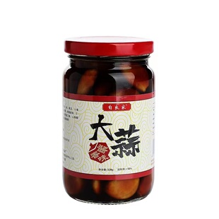 广西酱香蒜头农家特产大蒜酱菜醋糖腌蒜泡蒜五彩泡七彩灯笼椒荞头