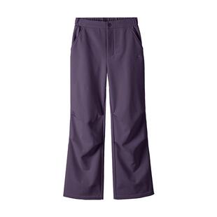 骆驼运动加绒裤女工装直筒伞兵裤宽松休闲户外防风防水保暖登山裤