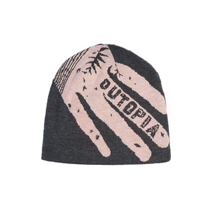 Warm Up美利奴羊毛徒步户外跑步保暖冷帽滑雪双面针织帽| Outopia