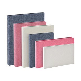 NCL 插页式相册6寸7寸布艺高透插袋式家庭影集横竖相册家庭纪念簿