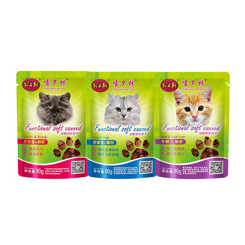 嘻夕林猫湿粮三文鱼吞拿鱼湿猫粮