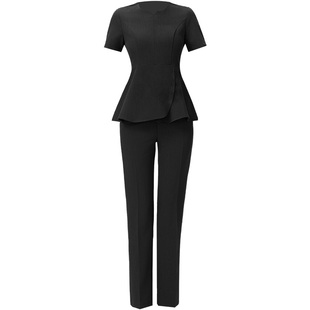 美容院工作服女高端职业装夏季气质工装酒店前台珠宝店销售工作服