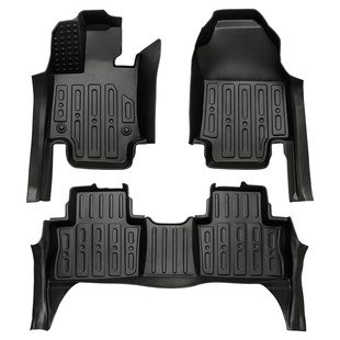 适用于福特猛禽F150专用全包围汽车脚垫原厂双层丝圈地毯式全TPE